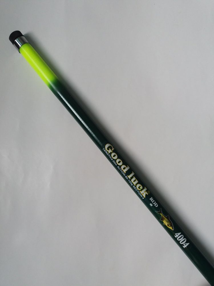 GOOD LUCK Fiberglass Fishing Rod Without Guides 4 m Test 80-120 grams