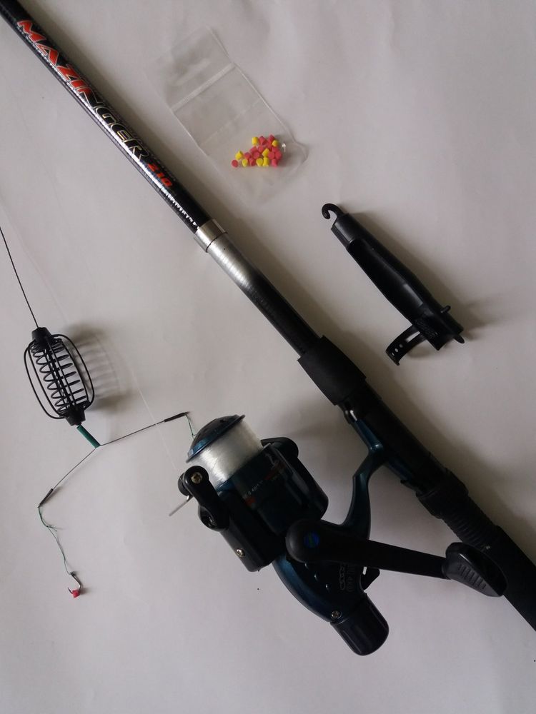 Telescopic Spinning Rod 2.1 m Test 40-60 Grams equipped with Watermelon and Slippers Rig Rigged and Ready